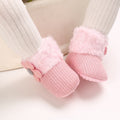 Hook Loop Fleece Snow Boots Soft Sole Baby Shoes