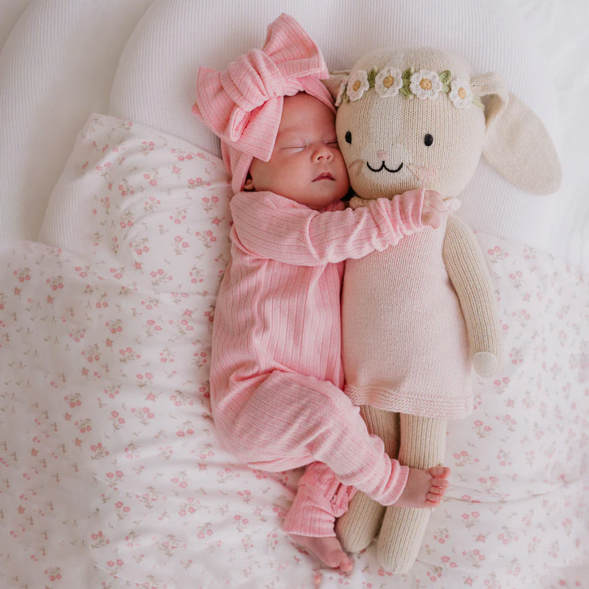 2PCS Sweet Solid Color Long Sleeve Ruffle Decor Zipper Baby Jumpsuit